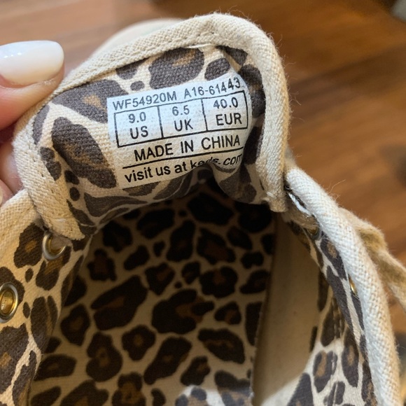 Leopard Print Pineapple Keds - Picture 3 of 3